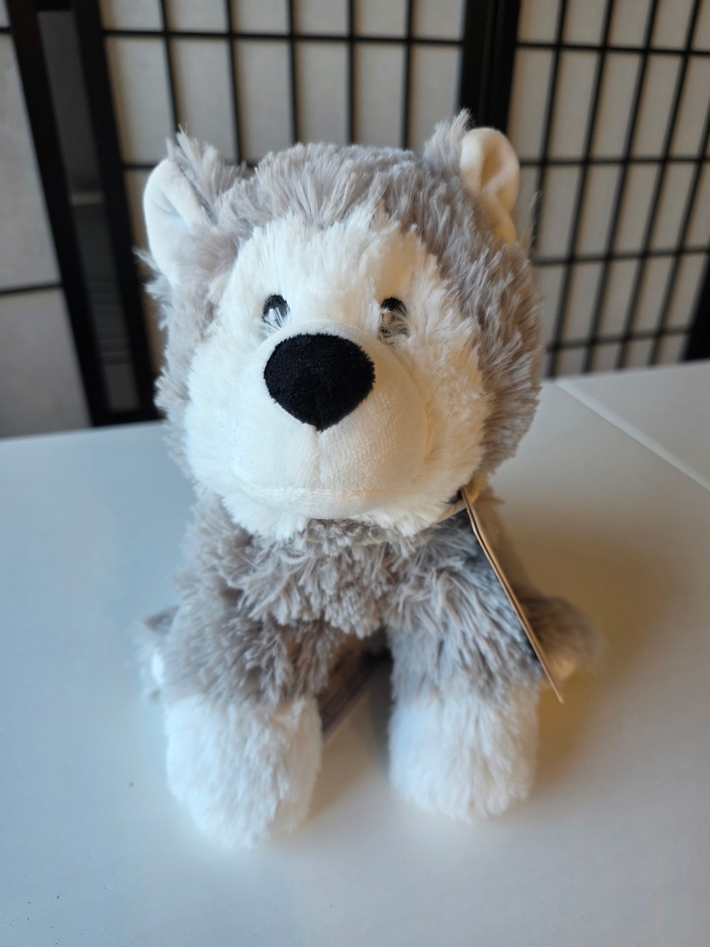 Warmies Plush Husky Dog Lavendar Scented Microwable Weighted Stuffed Animal